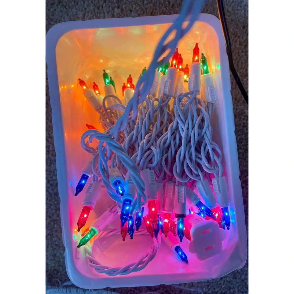 GE 70 Light Door Frame Christmas Lights